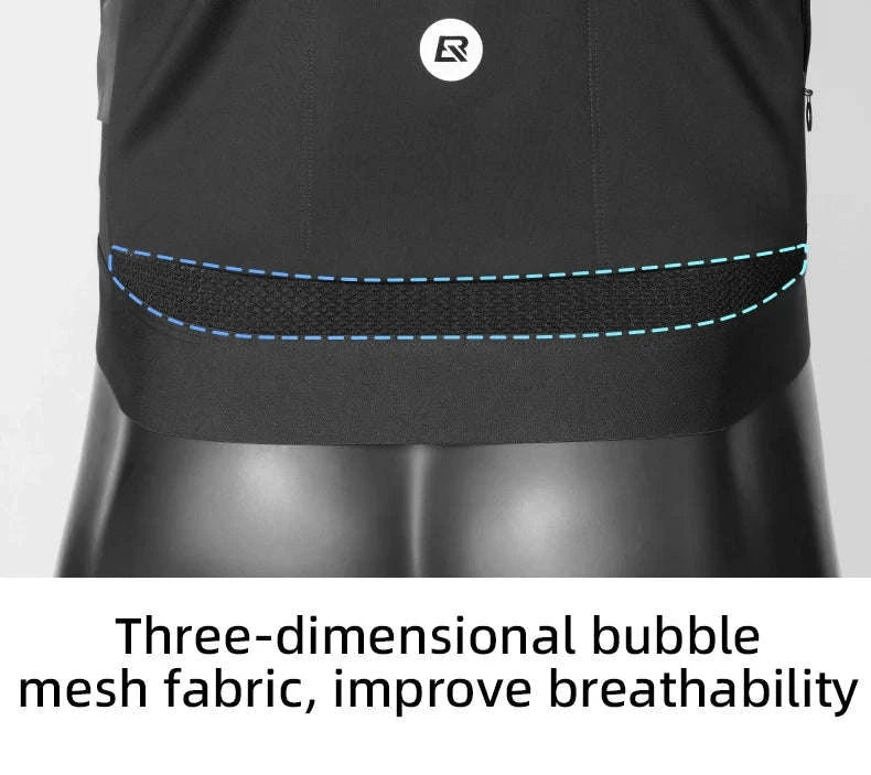 Men’s Thermal Cycling Jersey Windproof Fleece for Cold Weather Riding-YDWT006-1bl / Asian 3XL(EUR 2XL)