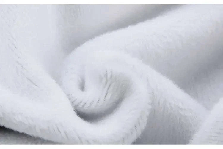 Men's Thermal T-Shirt — Fleece Lined Long-Sleeve Base Layer-Light Grey / 2XL 65-75KG