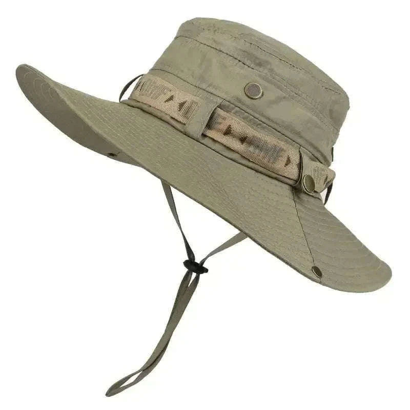Men's UV Protection Bucket Hat-One Size / Khaki