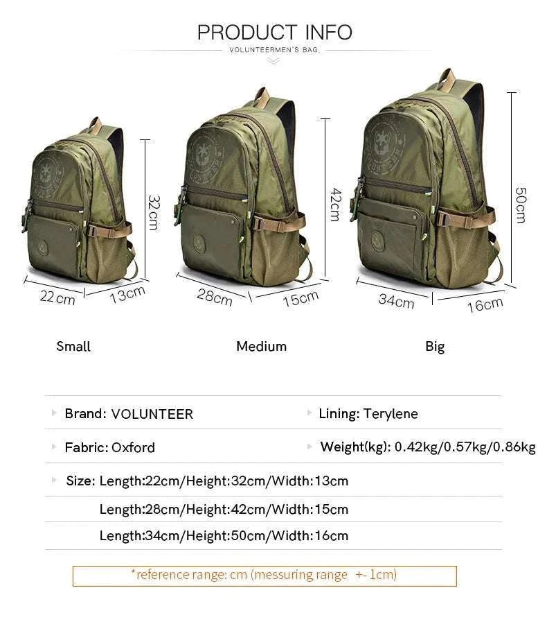 Men's Waterproof Travel Backpack with Multi‑Pocket Design-Grey(Large)