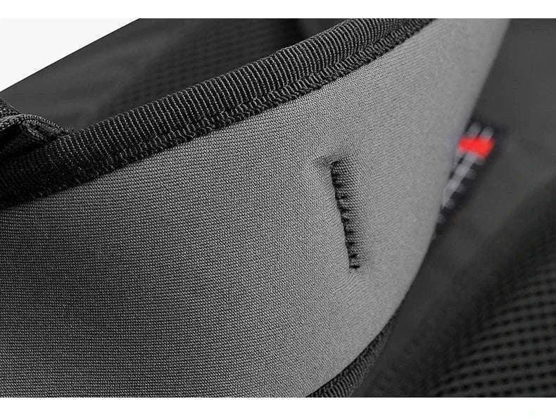 Men's Waterproof Travel Backpack with Multi-Pocket Storage-Grey(Large)