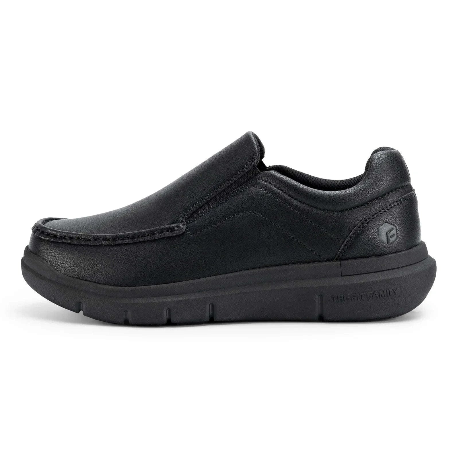 Men's Wide Width Slip-On Casual Shoes with Arch Support-D brown / 44.5