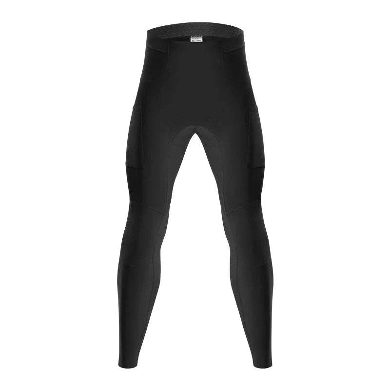 Men’s Winter Cycling Pants Windproof Fleece Trousers with Cushion-YDCK007-1 / Asian 3XL(EUR 2XL)