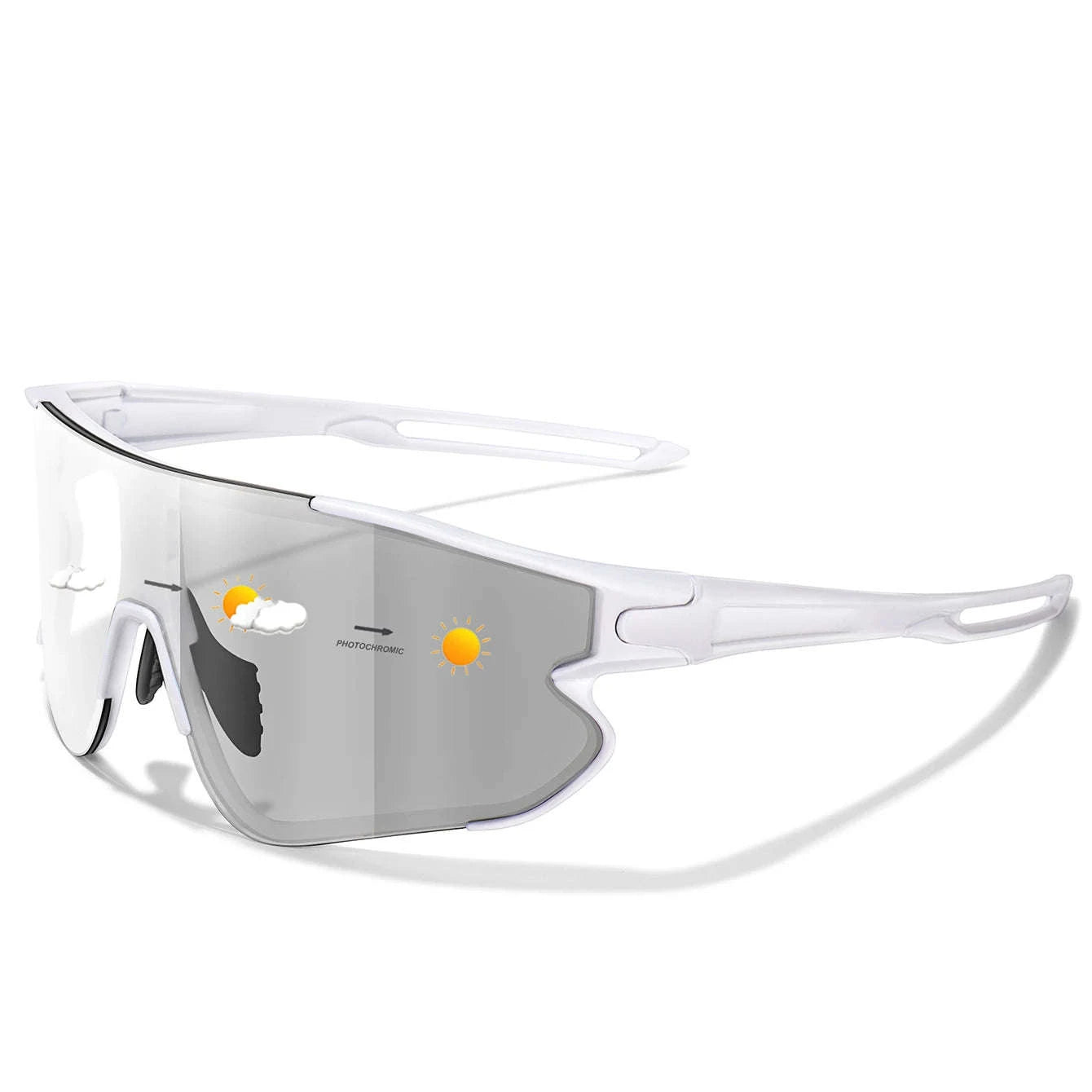 Men Women Photochromic Motorcycle Glasses for Outdoor Sports-AQ16 / China Mainland