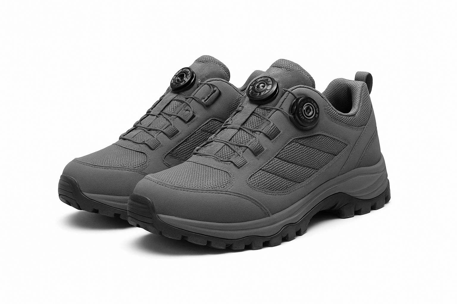 Sapatos Desportivos Masculinos de Primavera e Outono para Exterior com Fivela Giratória, Confortáveis, Antiderrapantes para Caminhadas, Tamanhos Grandes 39-48