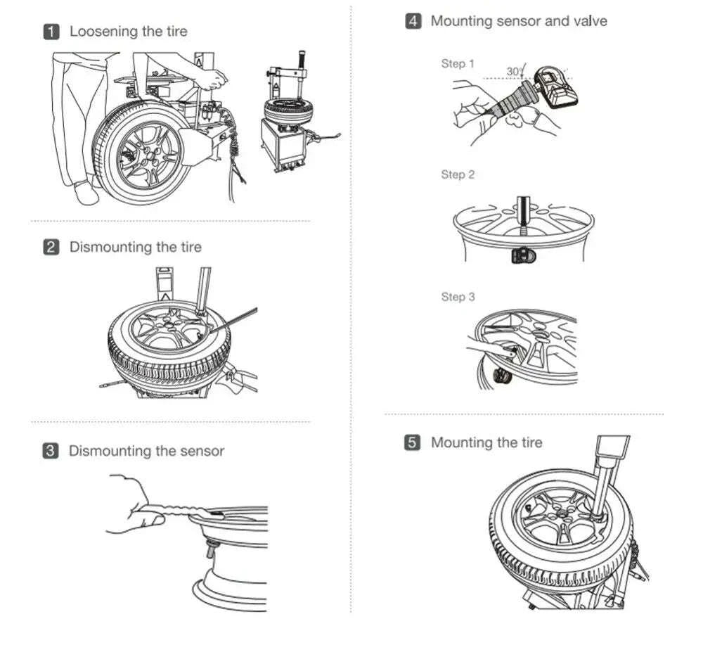 Mercedes-Benz E-Class W213 TPMS Tire Pressure Sensor 433MHz-4PCS