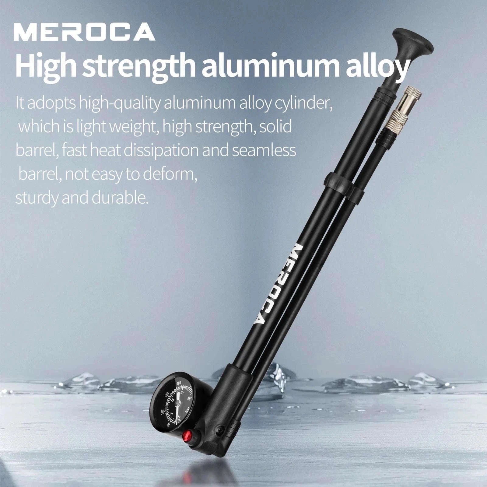MEROCA 300PSI MTB Shock Pump for Forks and Rear Suspension-300PSI Pump 1Pcs / China Mainland