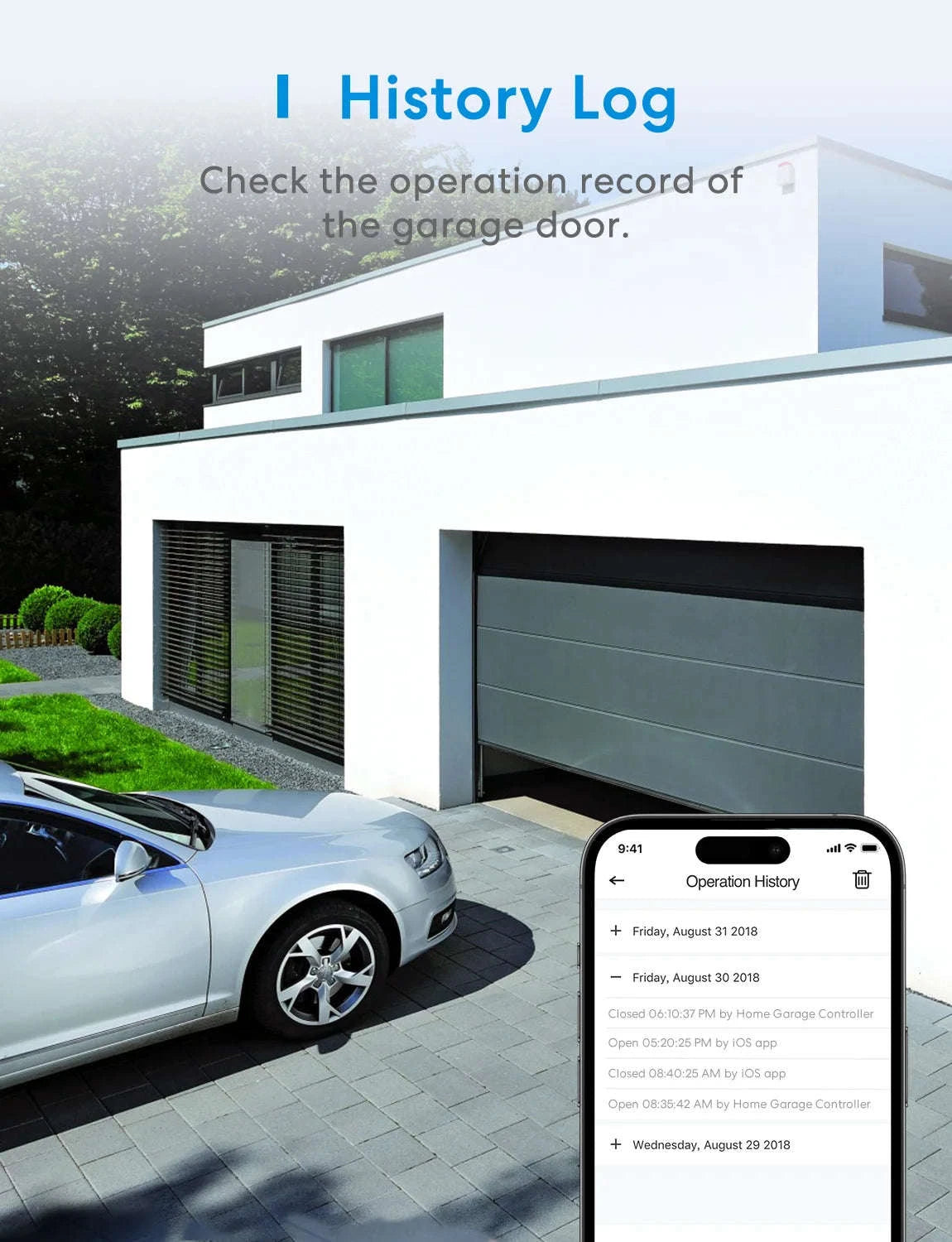 Meross HomeKit Smart WiFi Garage Door Opener-US with HomeKit / United States