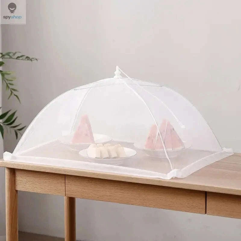 Mesh Food Cover – Foldable Pest‑Blocking Protection for Indoor & Outdoor Meals-WHITE-3PCS / 43x43x22cm