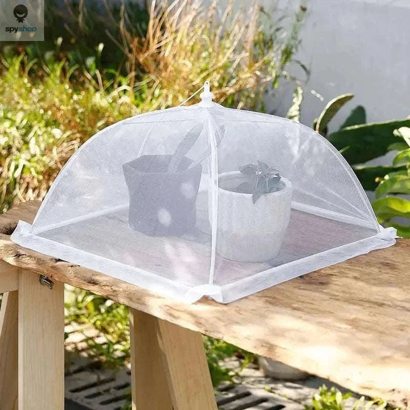 Mesh Food Cover for Pest-Free Indoor and Outdoor Meals-WHITE-3PCS / 43x43x22cm