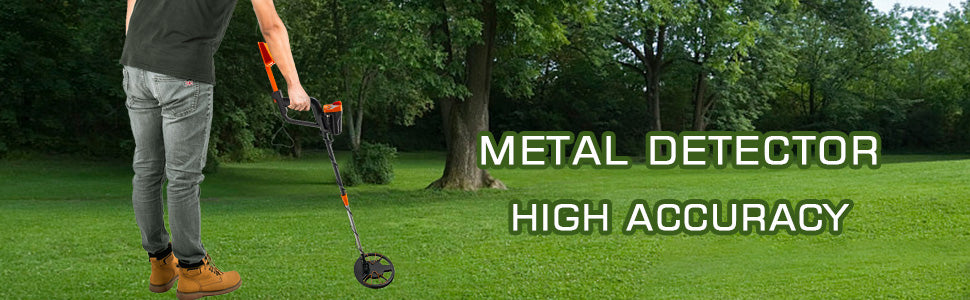 Waterproof Metal Detector with LCD Display & Adjustable Shaft