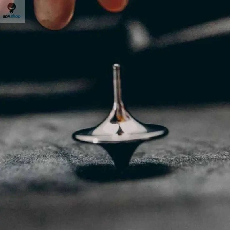 Metal Gyro Spinner – Smooth Spinning Top for Focus and Stress Relief-Black