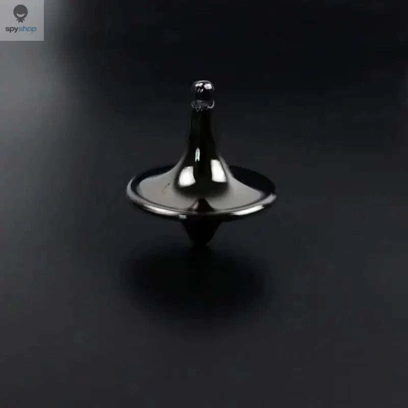 Metal Gyro Spinner – Smooth Spinning Top for Focus and Stress Relief-Black