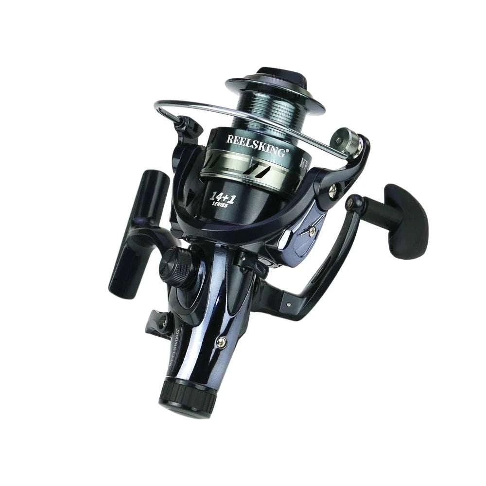 Metal Spinning Fishing Reel with Dual Brake System for Carp & Saltwater-4000 Series