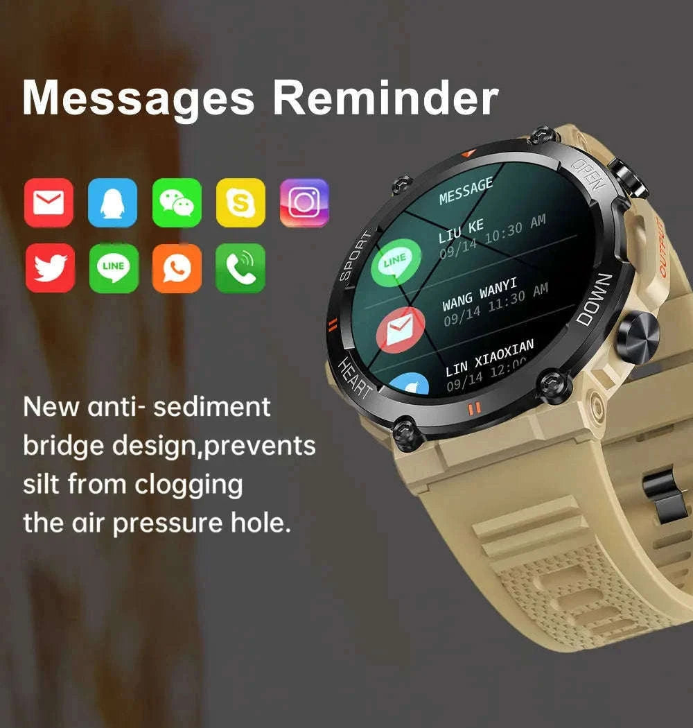 MEVADEN 1.39" HD Bluetooth Call Smart Watch for Daily Use-Steel Black