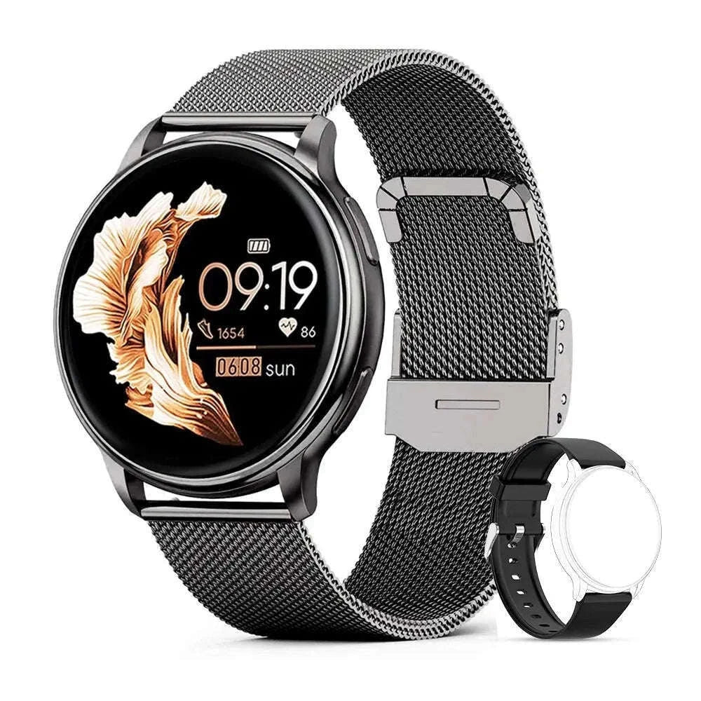 MEVADEN Y22 Bluetooth Call Smart Watch for Daily Connection-Rosegold