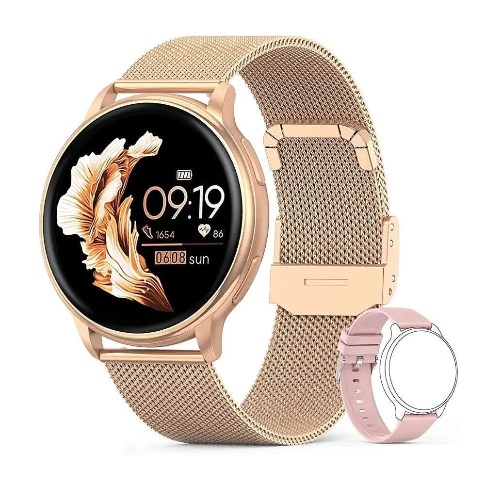 MEVADEN Y22 Bluetooth Call Smart Watch-Rosegold