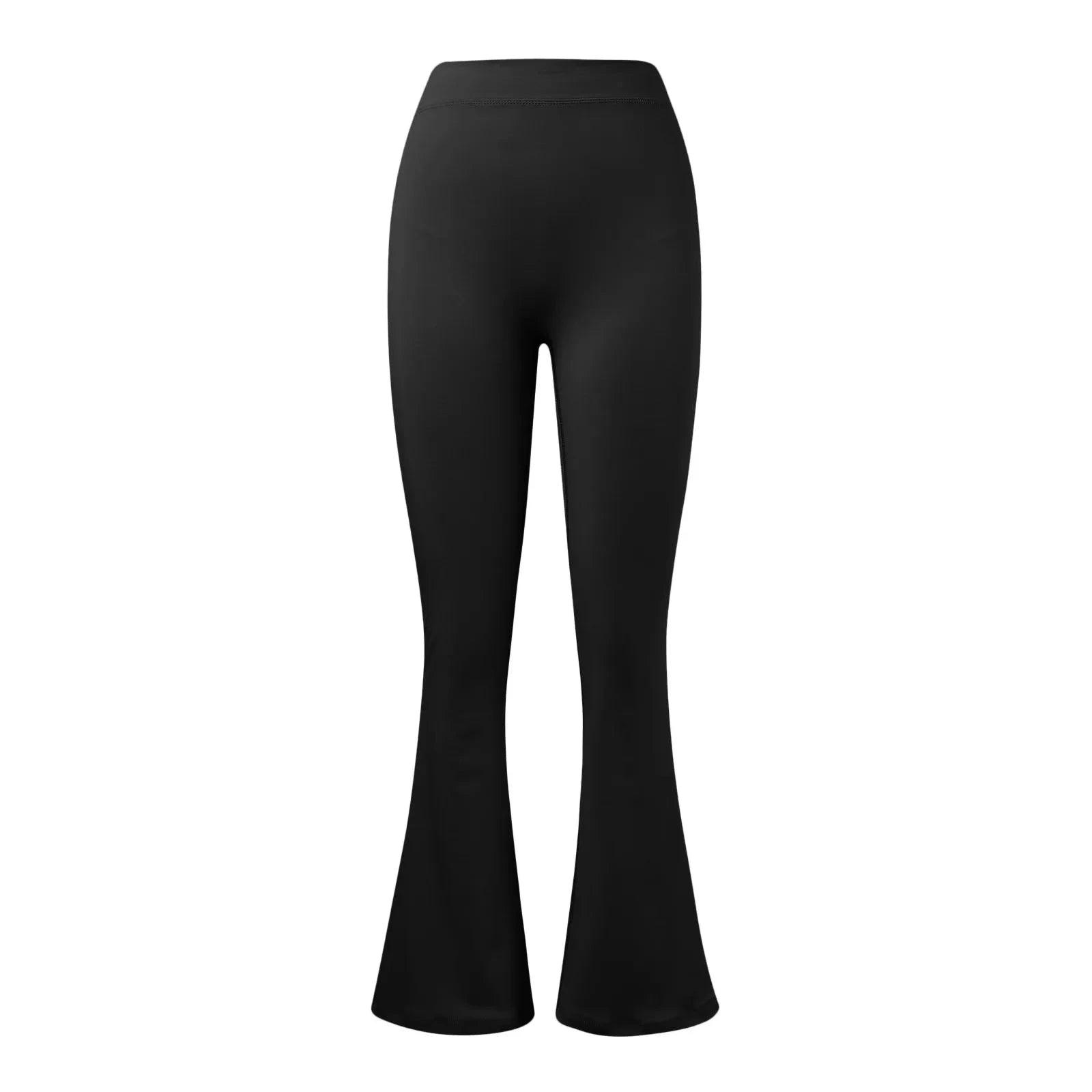 Micro Horn Leggings with V-Back Shaping and Flare Fit-GRAY / S
