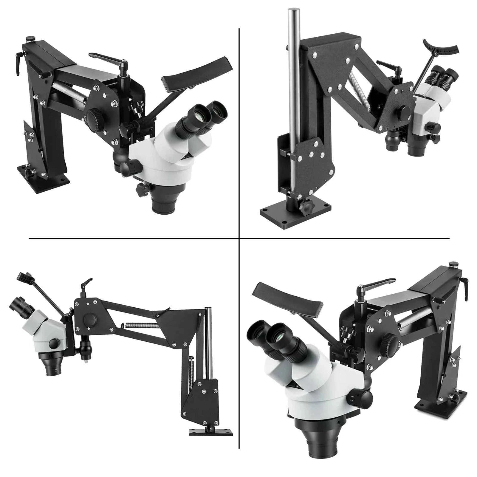 Micro Inlaid Mirror Multi-Directional Microscope Magnifier 0.7X-4.5X-United States