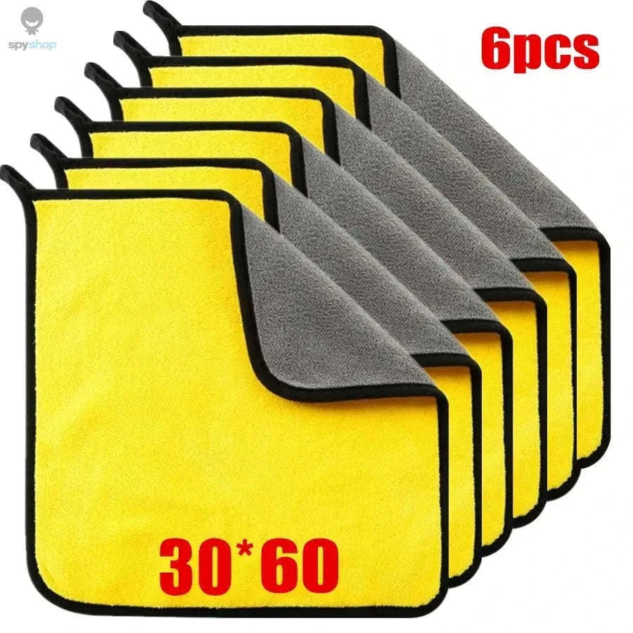 Microfiber Car Cleaning Towel for Scratch-Free Drying and Wiping-30x60 2pc