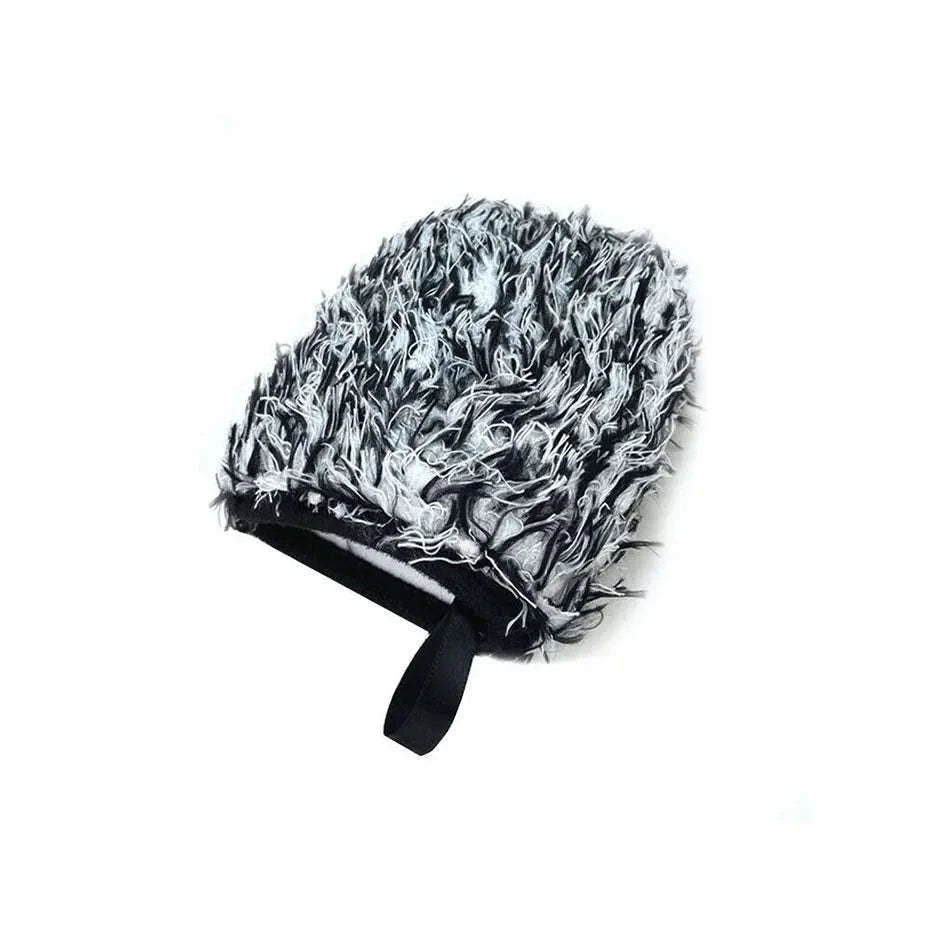 Microfiber Car Wash Glove Ultra-Soft Detailing Mitt-Black 1pc