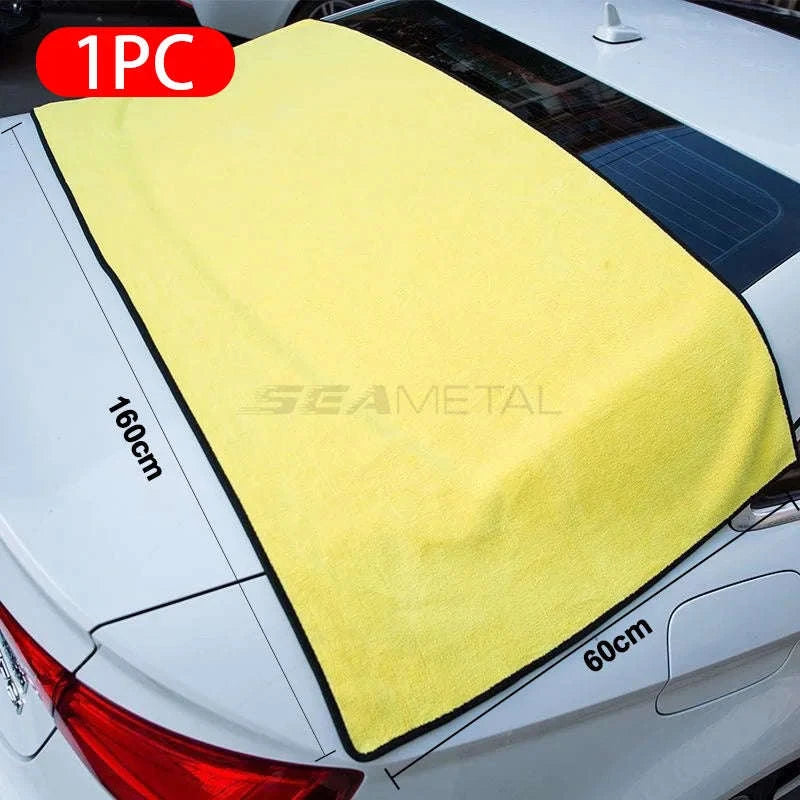 Microfiber Car Wash Towel 160×60 cm Double‑Sided Drying Cloth-Upgrade type