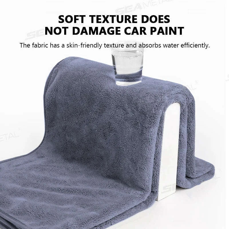 Microfiber Car Wash Towel 160×60 cm Double‑Sided Drying Cloth-Upgrade type