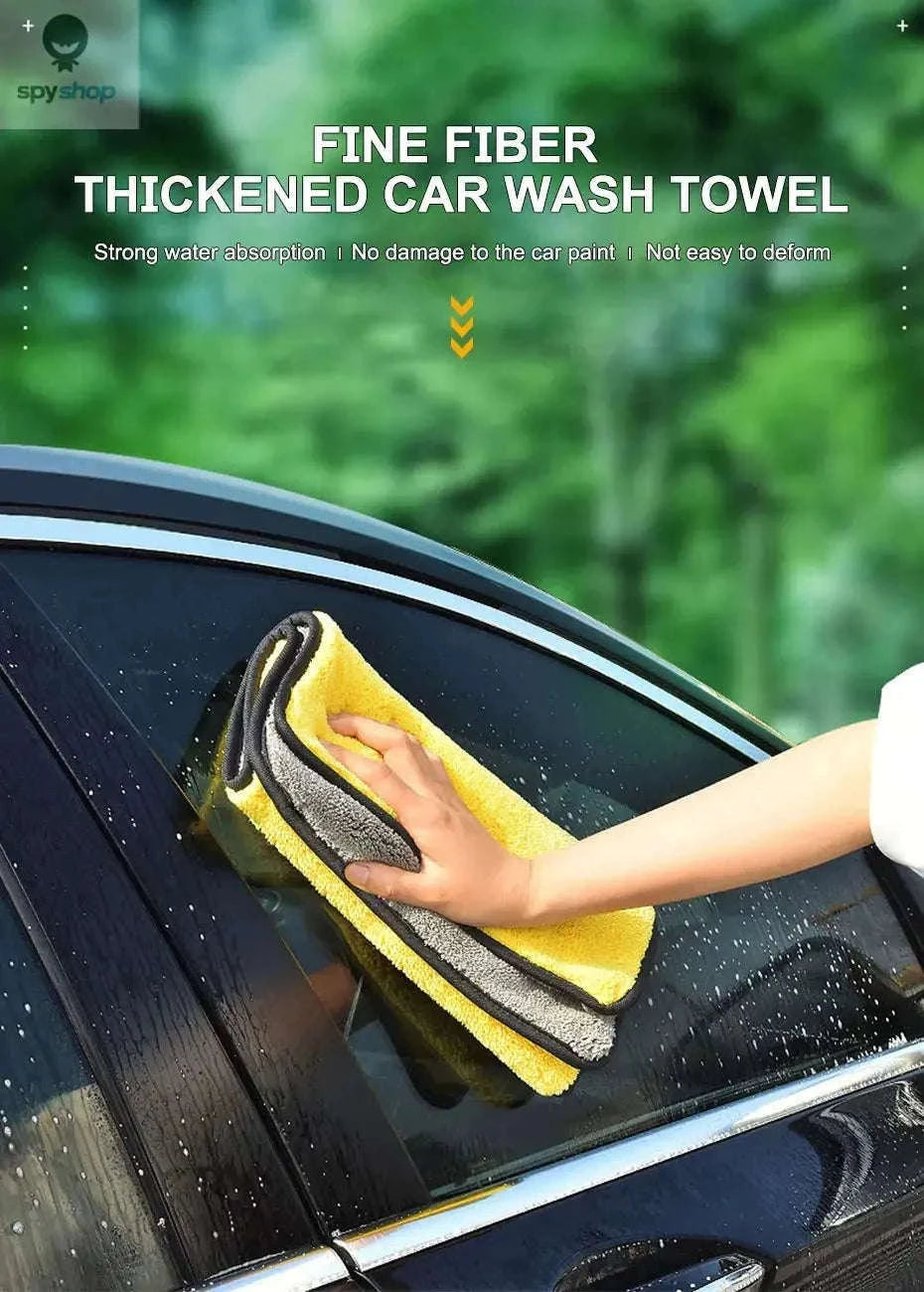 Microfiber Car Wash Towel for Fast, Scratch-Free Drying-160x60CM