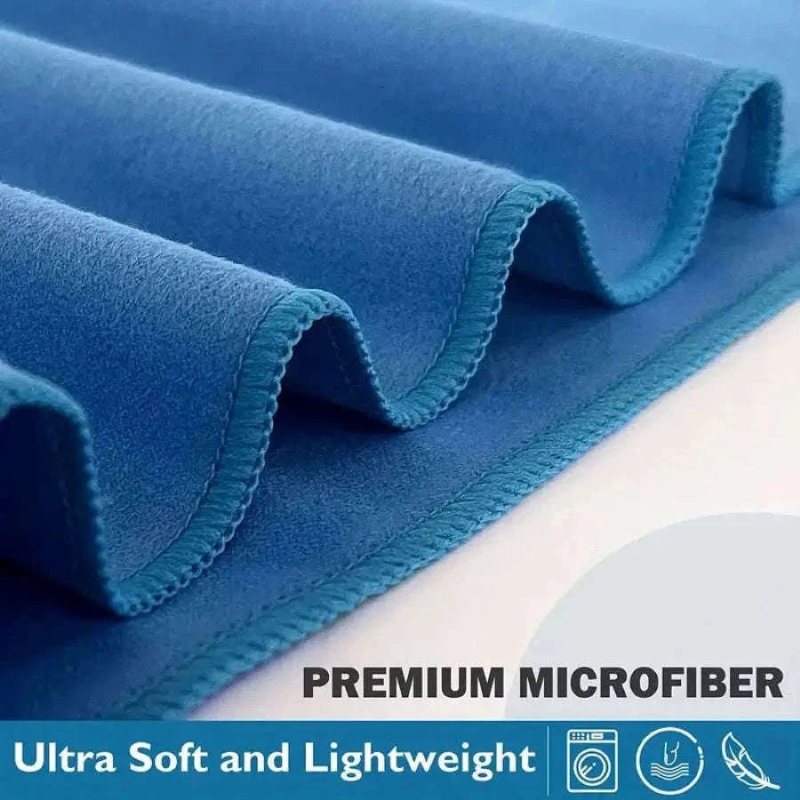 Microfiber Quick-Dry Travel Towel for Sports, Beach & Gym-Dark Grey OPP / 40x80cm