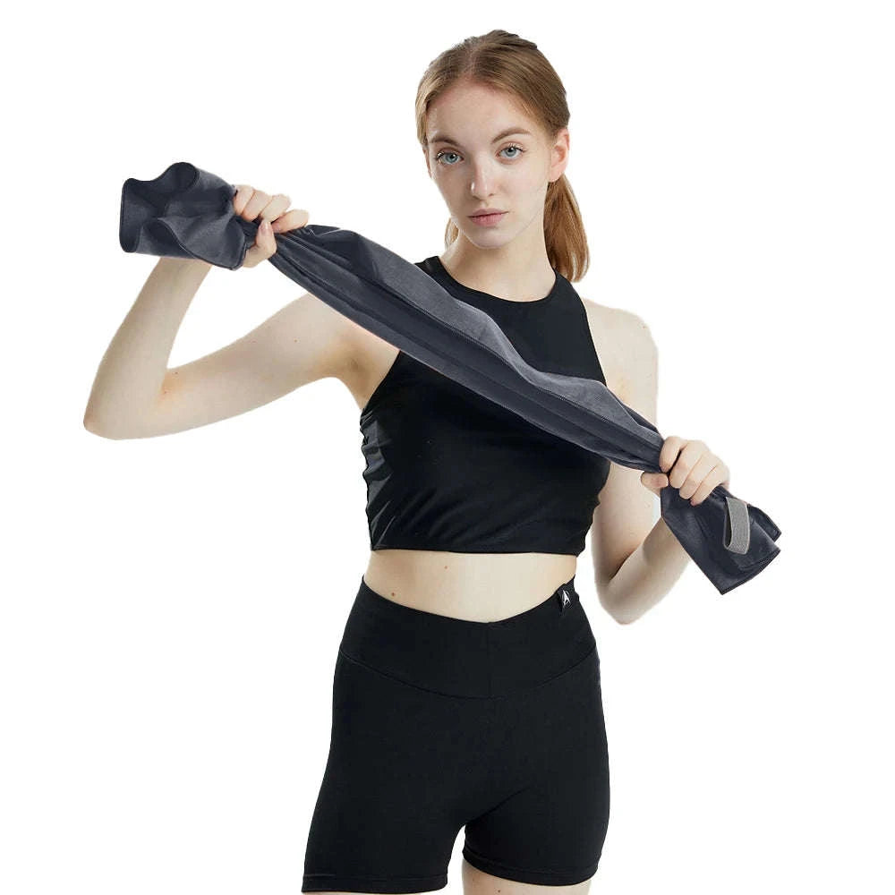 Microfiber Quick-Dry Travel Towel for Sports, Beach, Yoga & Gym-Dark Grey OPP / 40x80cm