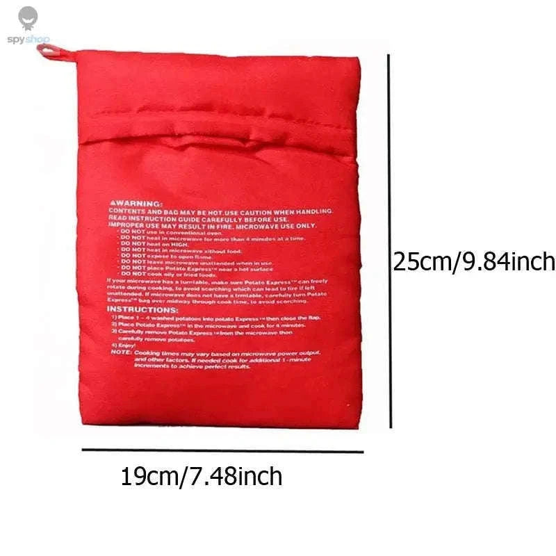 Microwave Potato Bag for Fast, Fluffy Potatoes at Home-2Pcs