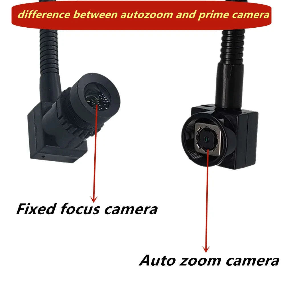 Middle Screen Adjustable Webcam 4K Auto‑Focus Mini USB Camera-8MP Metal pipe