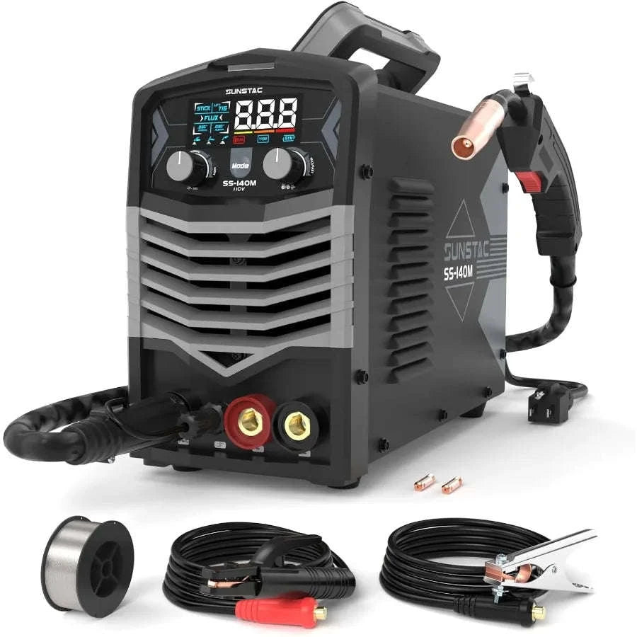 MIG Welder 140A 110V 3‑in‑1 Welding Machine-United States