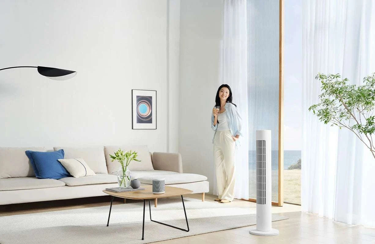 MIJIA Smart Tower Fan 2 with 150° Oscillation & App Control-Tower Fan 2nd / US