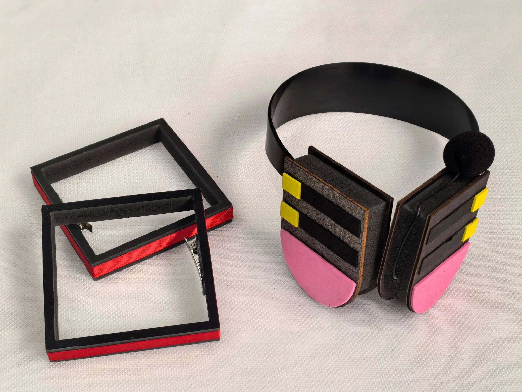 Miku Cosplay Full Set Silver Leather Fabric Costume-Wig Only / M