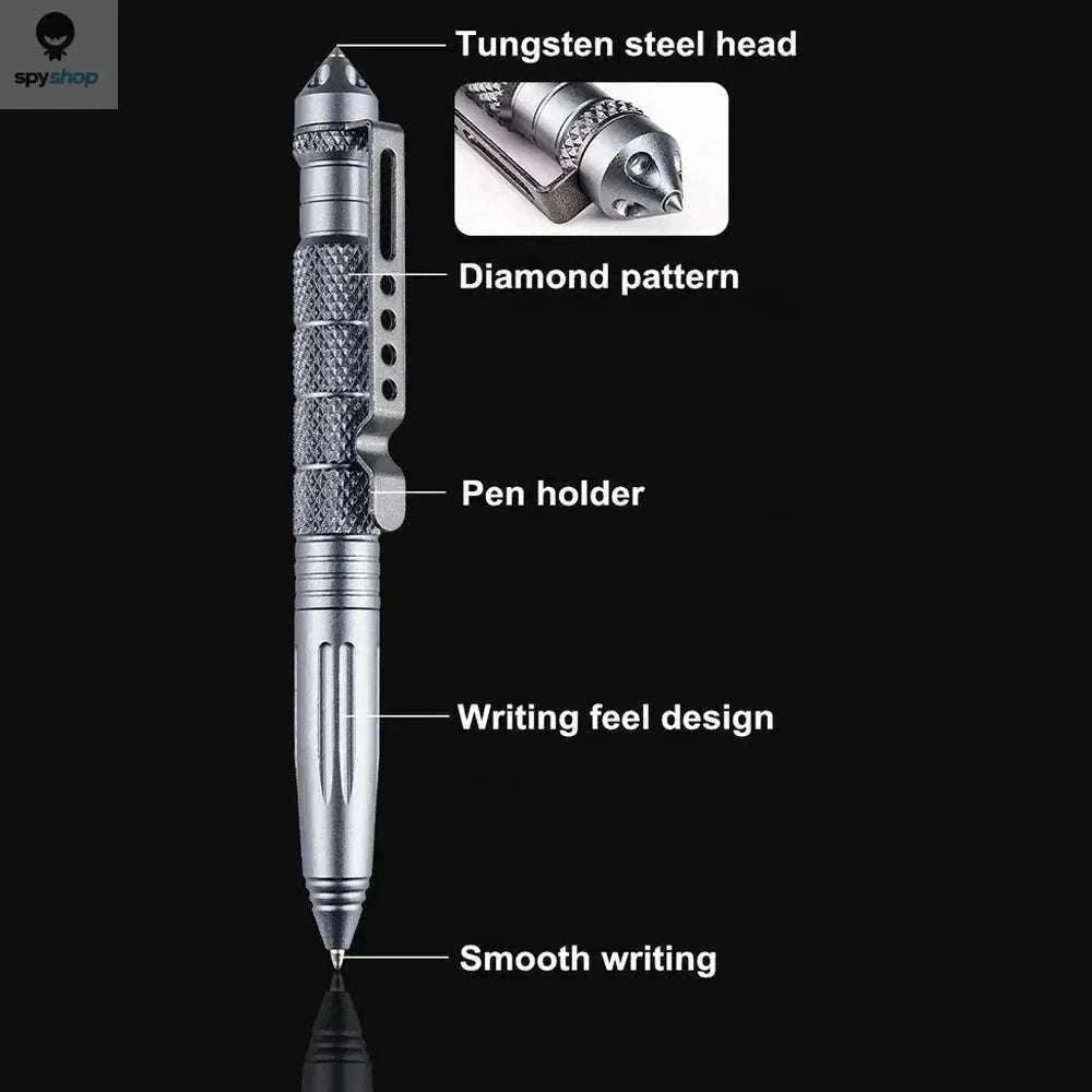 Military Tactical Pen with Glass Breaker for Everyday Carry-Gold
