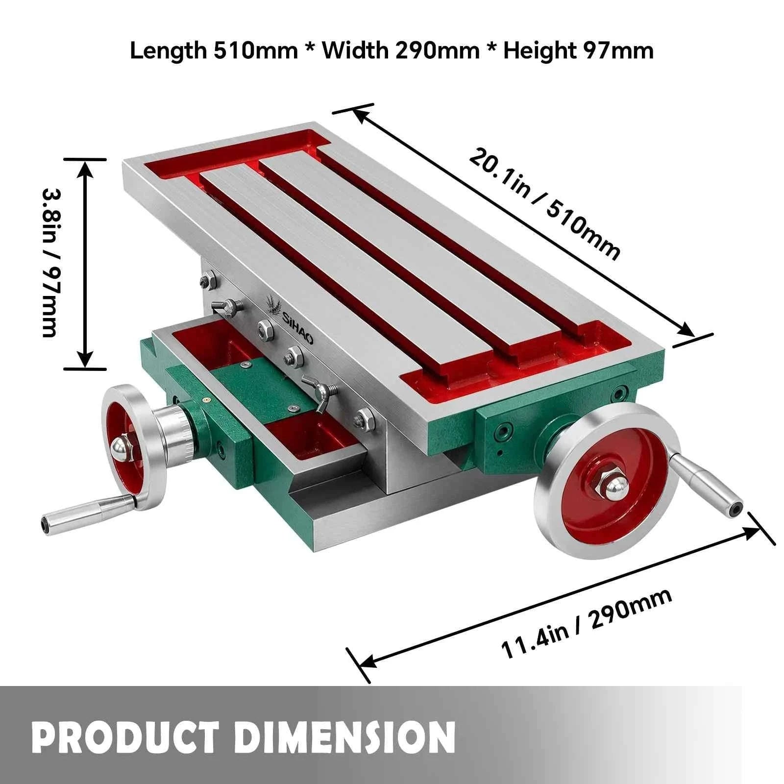 Milling Table 450 x 170 mm Compound Slide Worktable-170mm / Poland