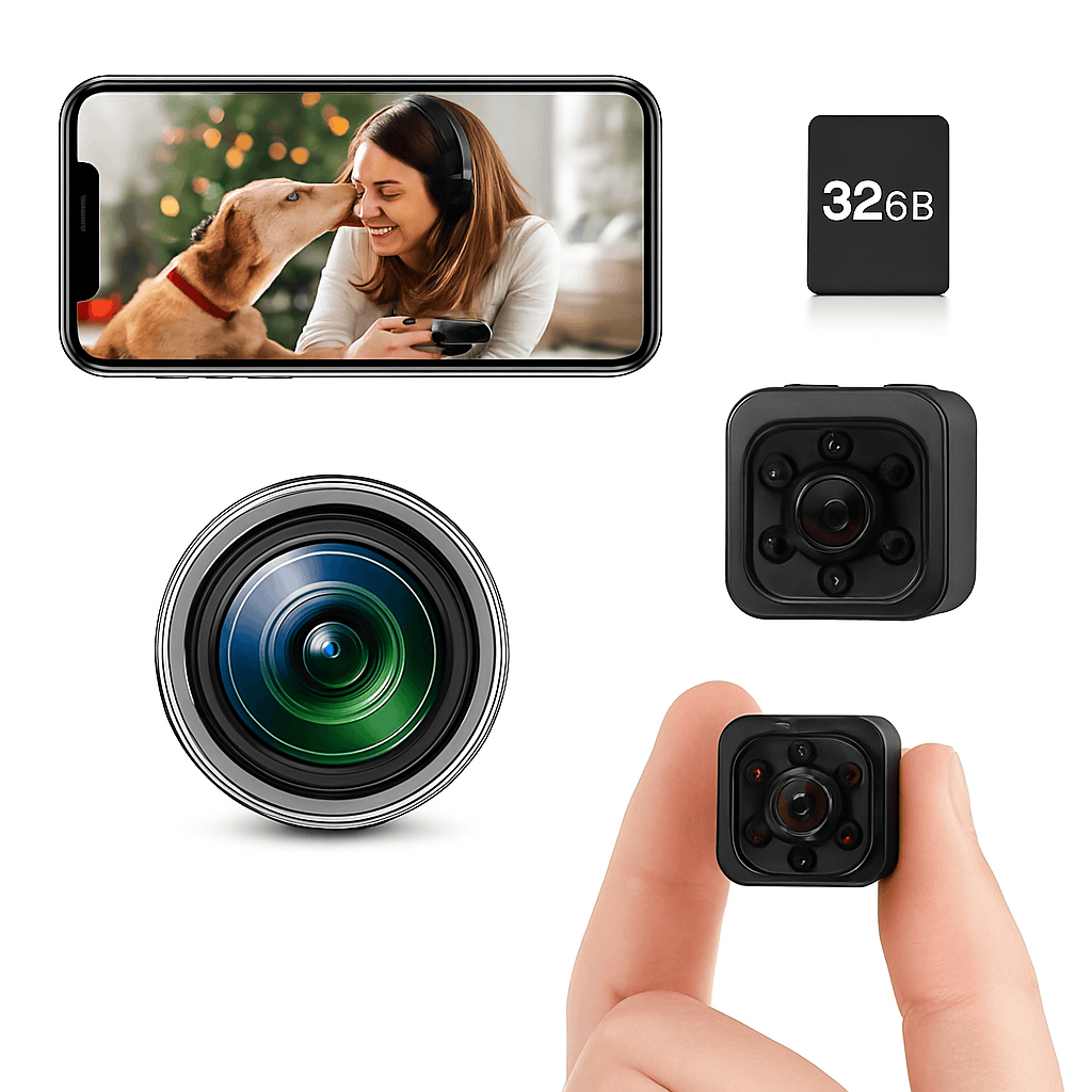 Mini 1080P Full HD Security Camera with 32GB Storage-black / 32G CARD / United States