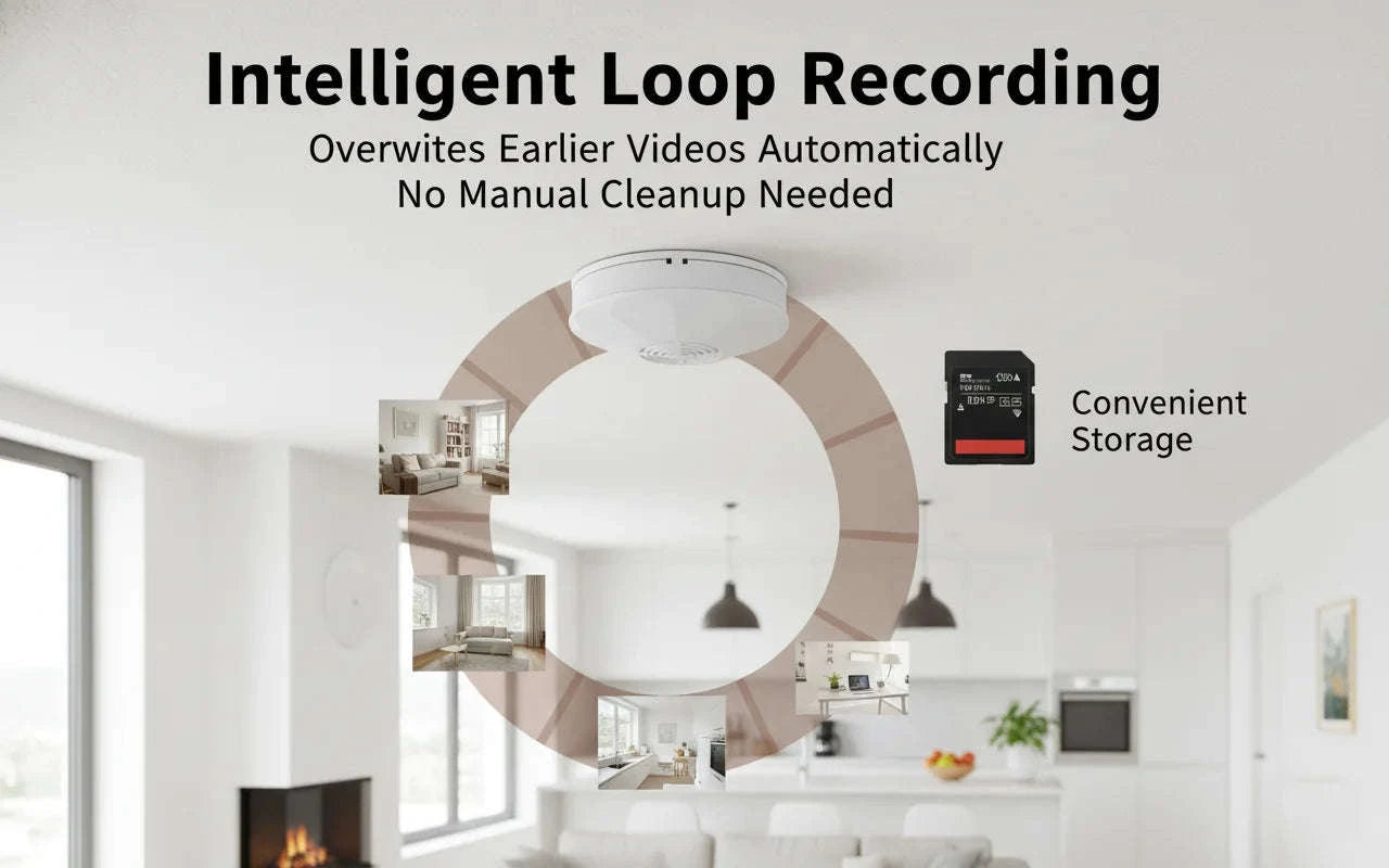 Mini 1080P WiFi Security Camera with Motion Detection & Remote View-With 16GB SD Card / United States