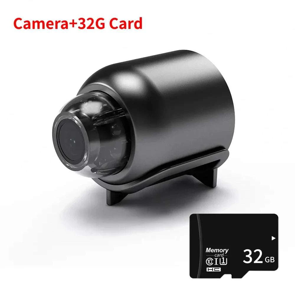 Mini 1080P WiFi Security Camera with Night Vision & Motion Alerts-No memory card