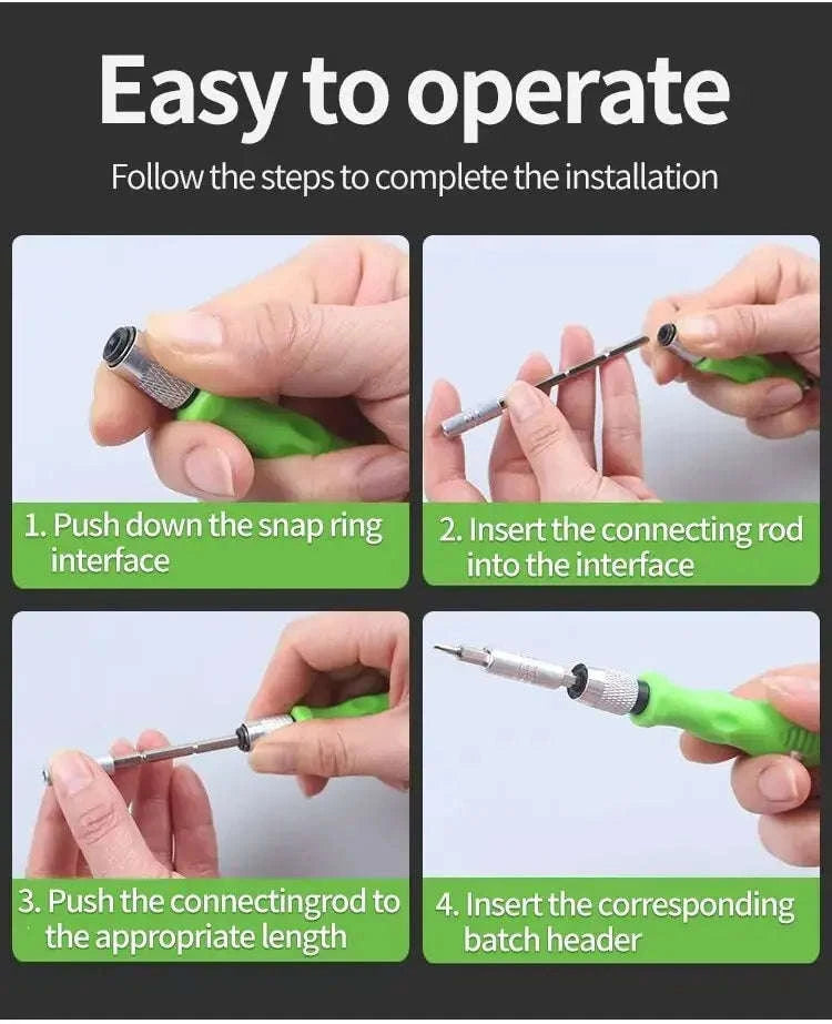 Mini 32‑in‑1 Precision Screwdriver Set for Electronics Repair-32 in 1