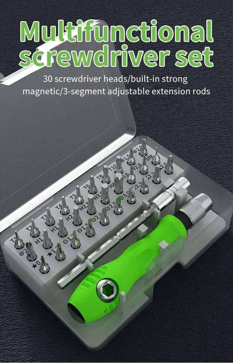 Mini 32-in-1 Precision Screwdriver Set for Electronics Repair-32 in 1
