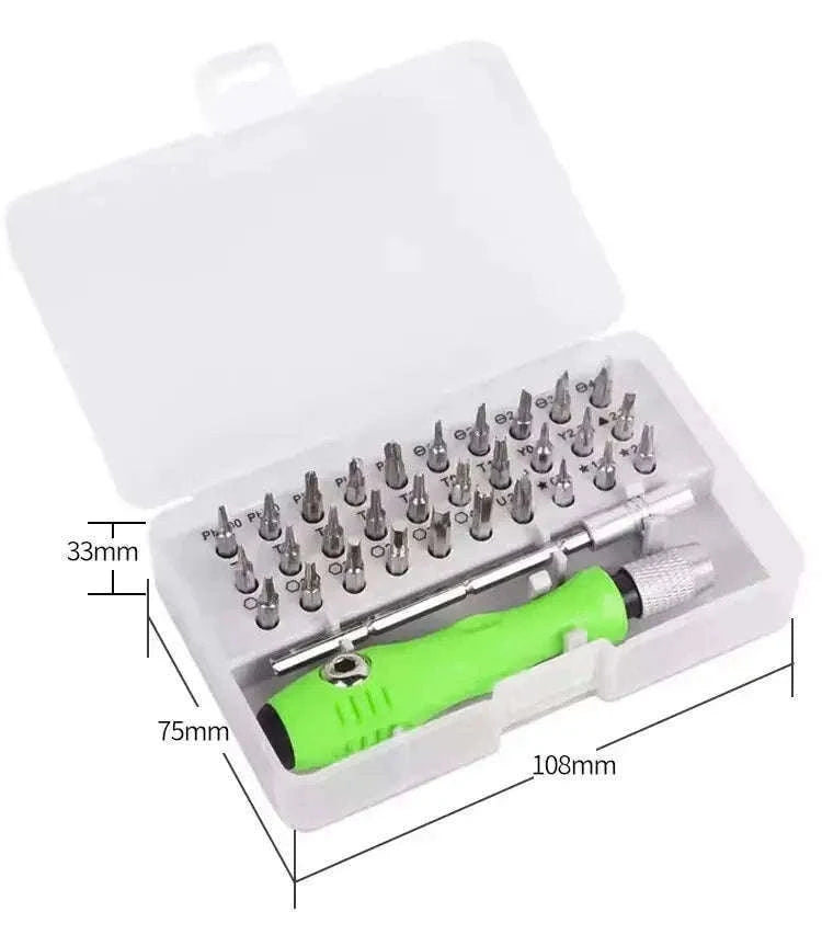 Mini 32-in-1 Precision Screwdriver Set for Electronics Repair-32 in 1