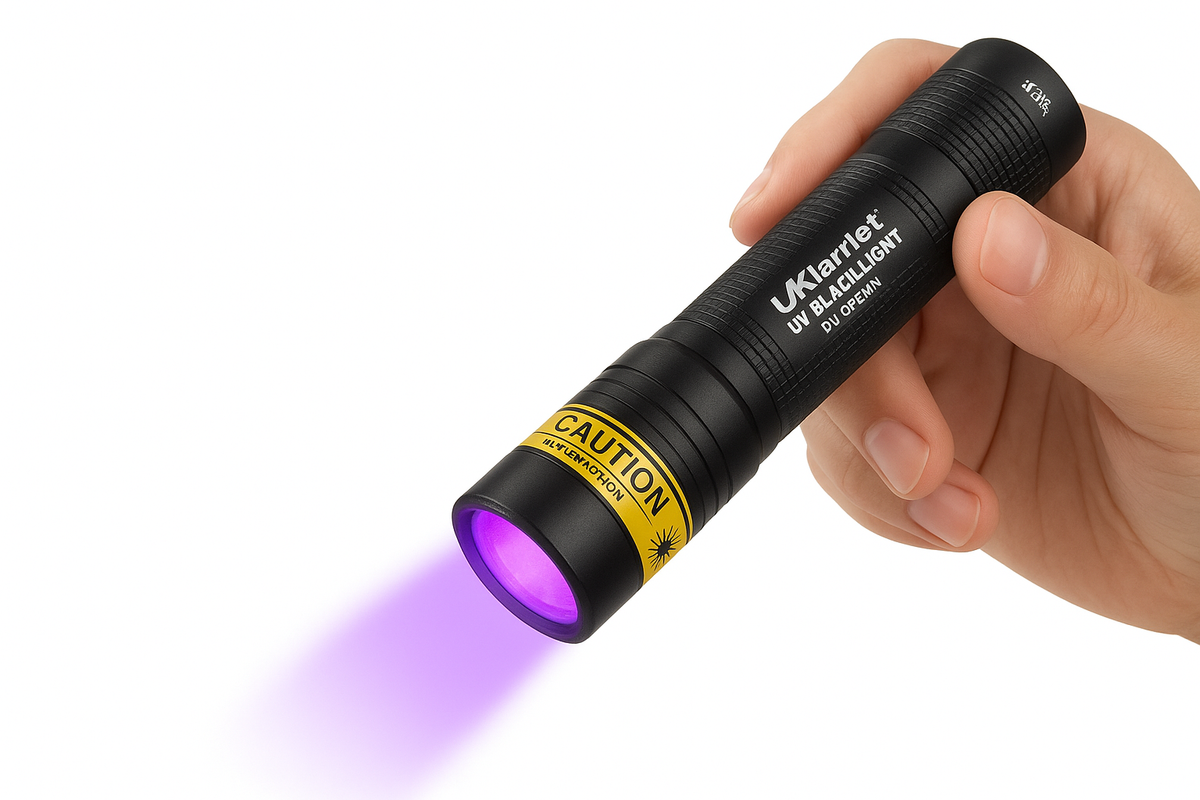 Mini USB-C újratölthető UV lámpa — 365 nm vagy 395 nm