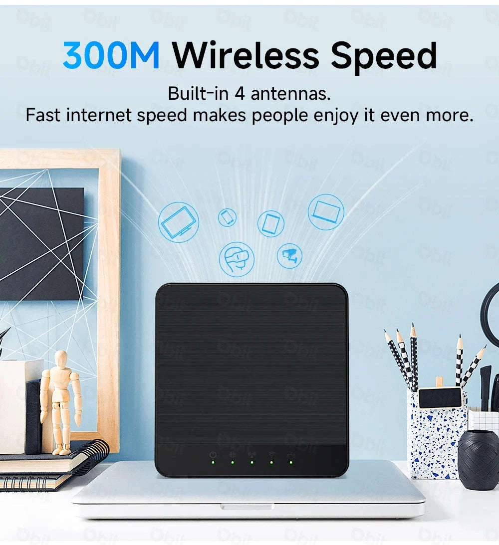 Mini 4G LTE WiFi Router with SIM Card Support-European regulations / China Mainland / 4G LET Router