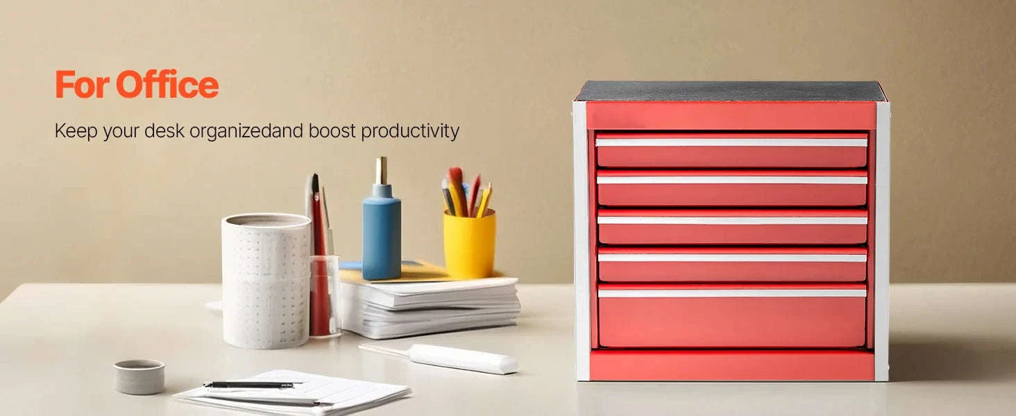 Mini 5-Drawer Metal Tool Box – Compact Organizer for Tools & Small Items-Balck / CZECH REPUBLIC