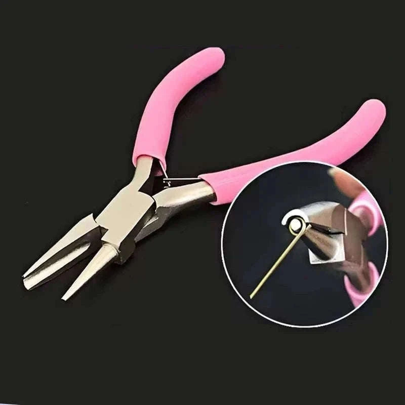 Mini 5-Inch Wire Looping Pliers for Precise Jewelry Making-
