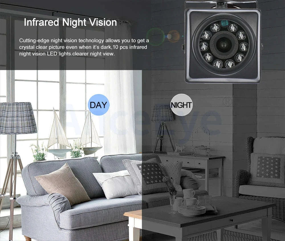 Mini 5MP Outdoor WiFi IP Camera with Smart Motion Detection-5MP wifi 128G Card / AU Plug / 2.1mm