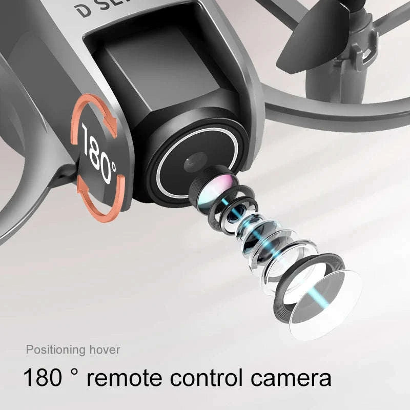 Mini 8K Dual‑Camera Drone with GPS and Obstacle Avoidance-Grey-8K HD-VR