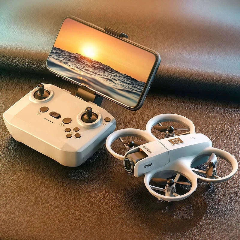 Mini 8K Dual‑Camera Drone with GPS and Obstacle Avoidance-Grey-8K HD-VR